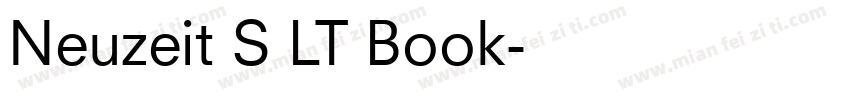 Neuzeit S LT Book字体转换